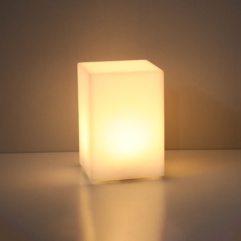 Creative Geometric Night Light in PE — Bedside Lighting | Havora