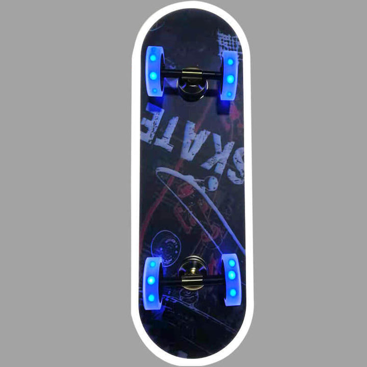 Creative Cartoon Skateboard Acrylic LED Kids Flush Mount Ceiling Light