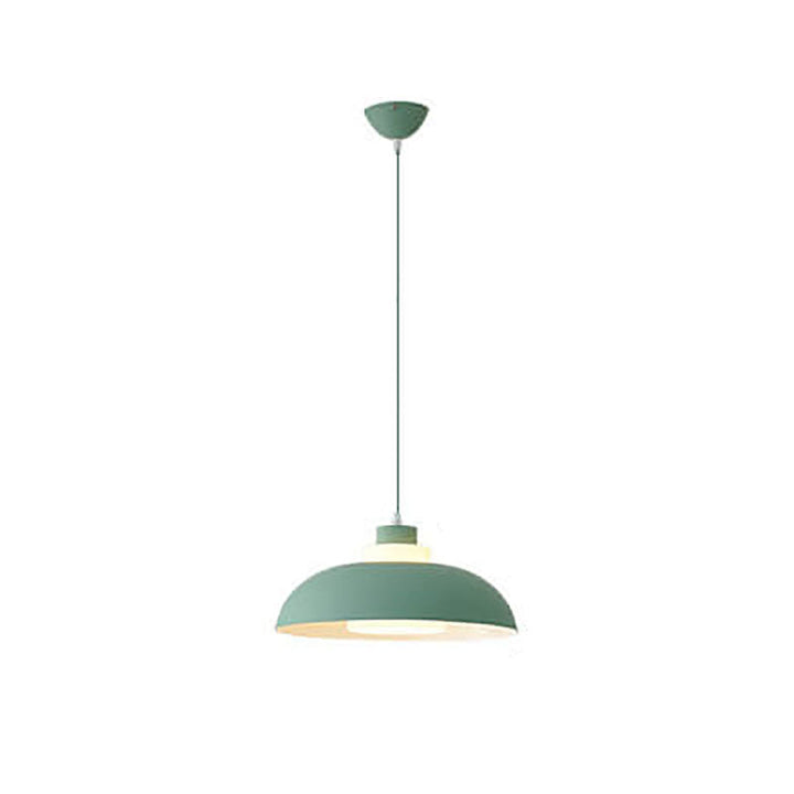 Modern Solid Color Macaron Acrylic Aluminum 1-Light Pendant Light