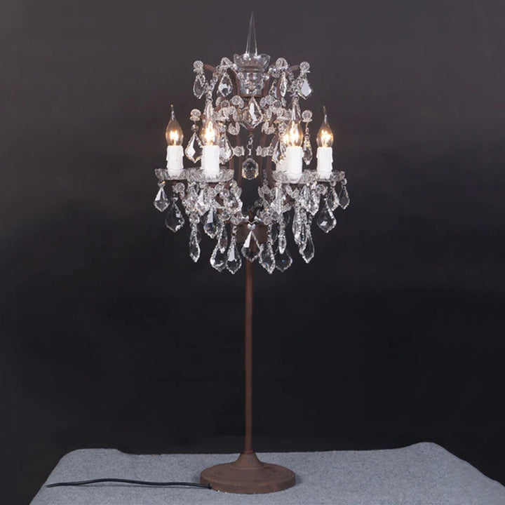 Crystal Table Lamp, Traditional Vintage Candelabra Design for Living Room | Havora Lighting