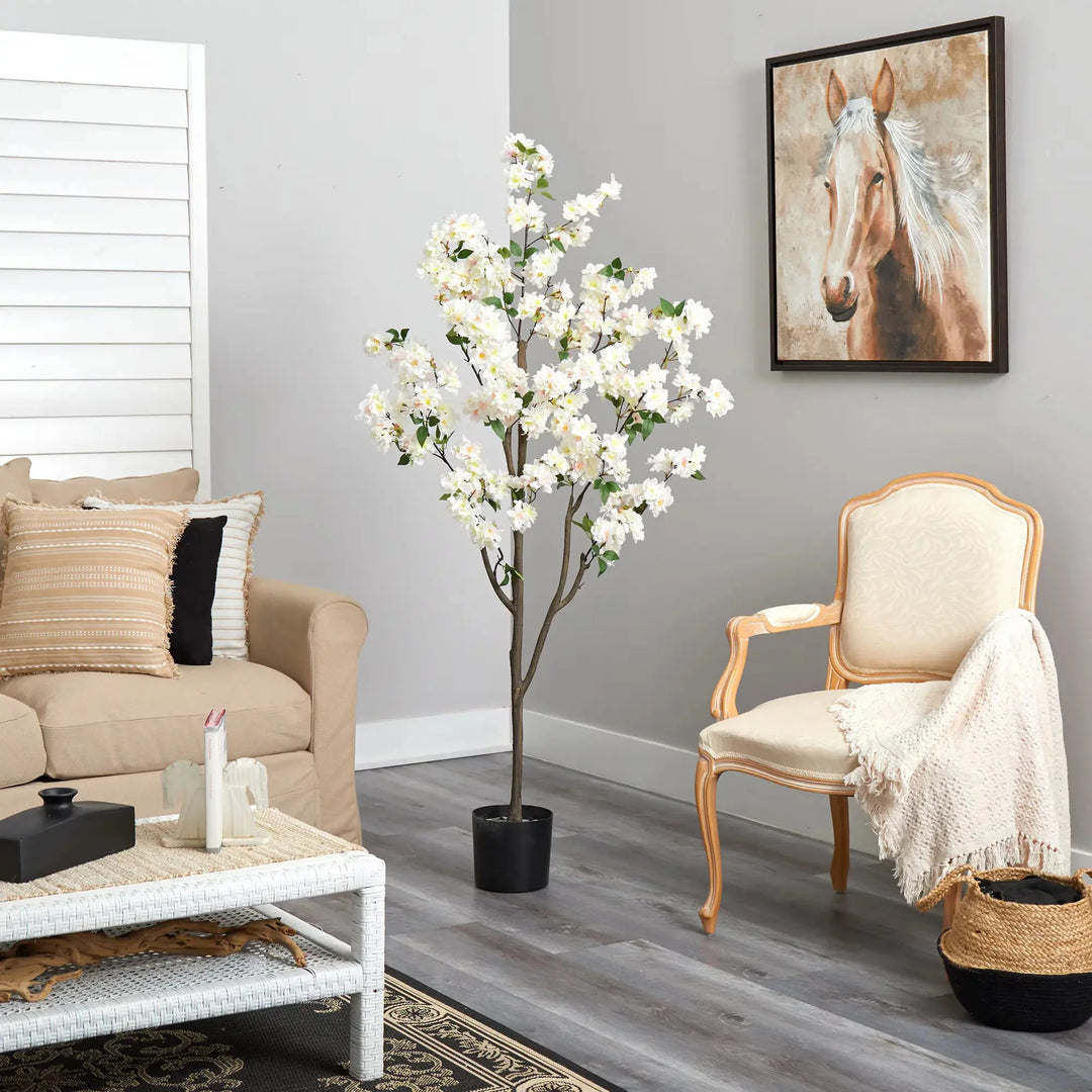 Lush Cherry Blossom Tree - Realistic Faux