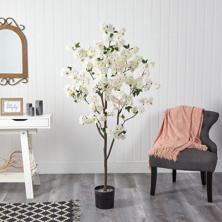 Lush Cherry Blossom Tree - Realistic Faux