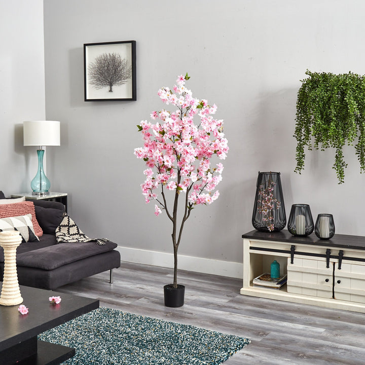 Lush Cherry Blossom Tree - Realistic Faux