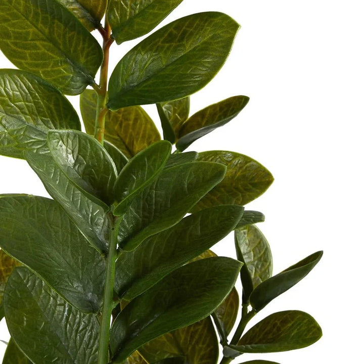 Lush ZZ Plant in Planter - Realistic Faux