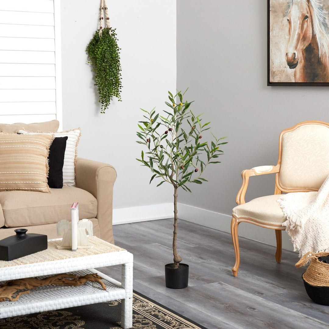 European Olive Tree - Realistic Faux