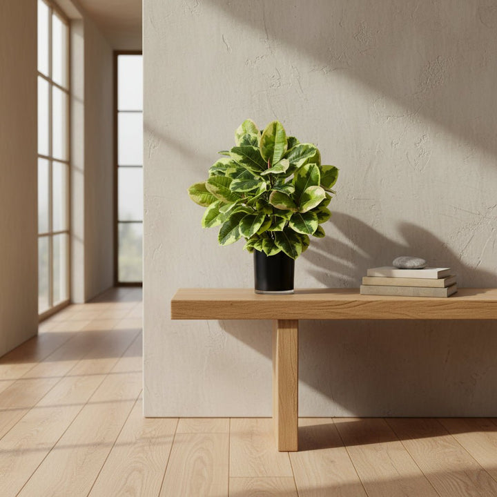 Rubber Plant - Realistic Faux
