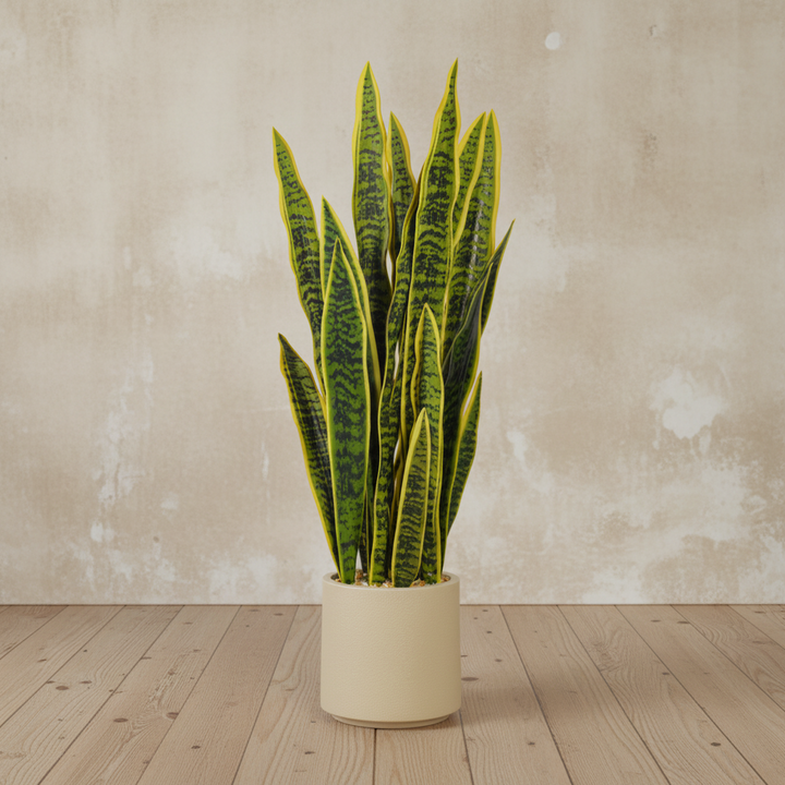 Upright Snake Plant - Realistic Faux