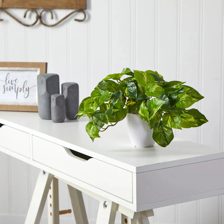 Trailing Pothos Plant - Realistic Faux