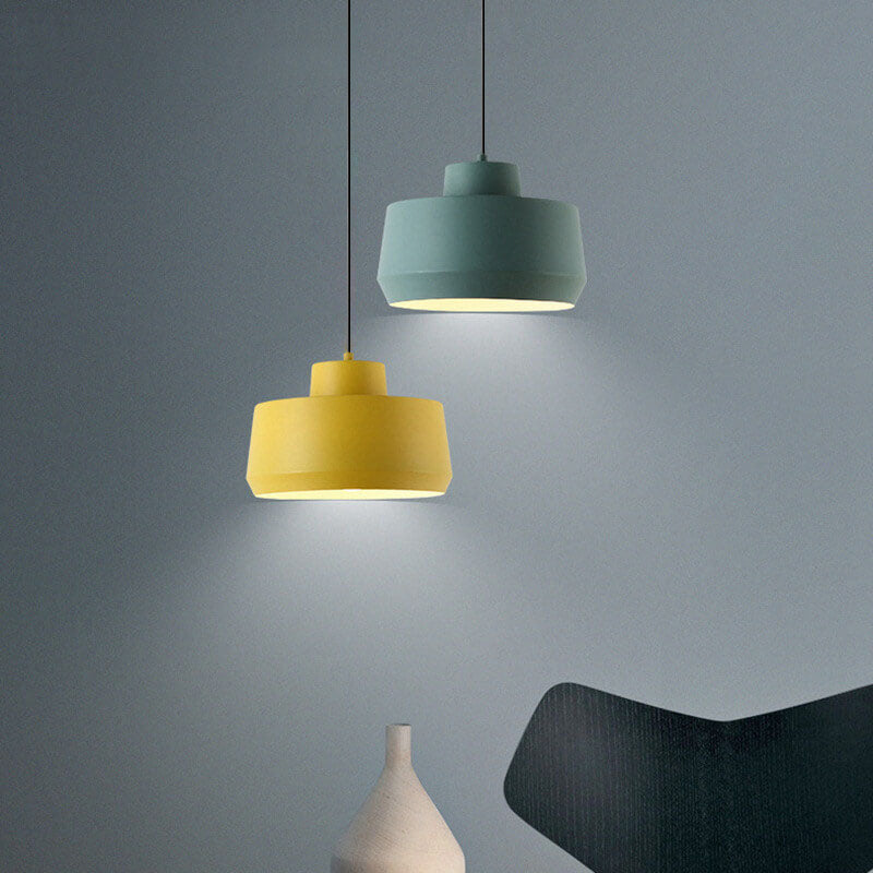 Macaron Candy Jar 1-Light Aluminum Pendant Light